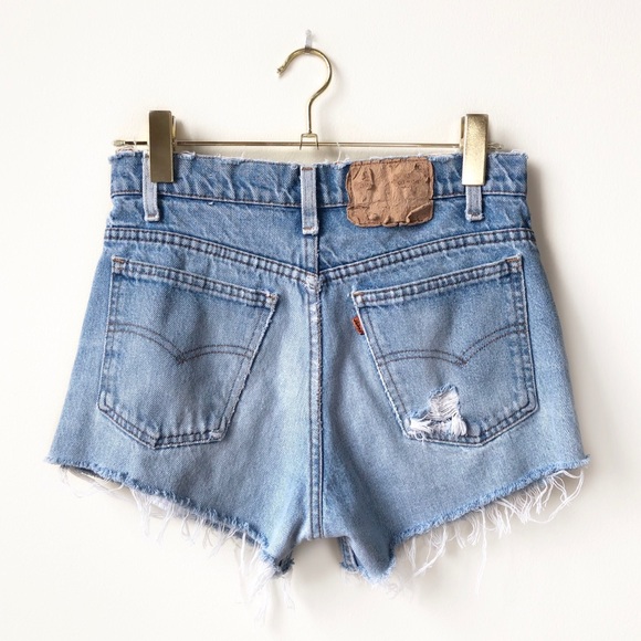 Levi's Pants - Levi’s • Vintage Distressed High Waisted Shorts